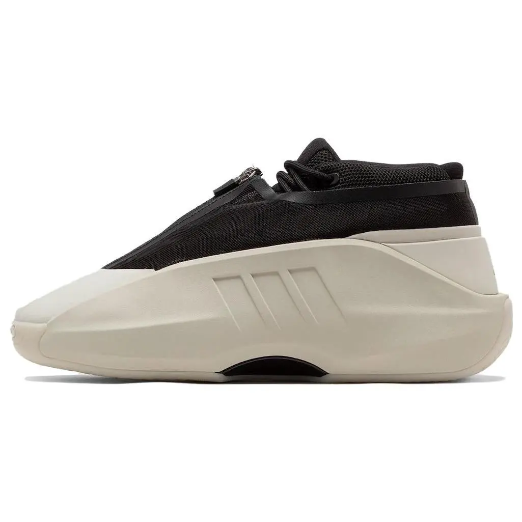 Adidas Crazy IIInfinity 'Chalk' Men's Classic Basketball Sneakers - Sleek Chalk Upper, Bold Sculpted Lines, Cushioned, Everyday Wear, Futuristic Look, Rubber Sole, Secure Fit, Traction Grip
