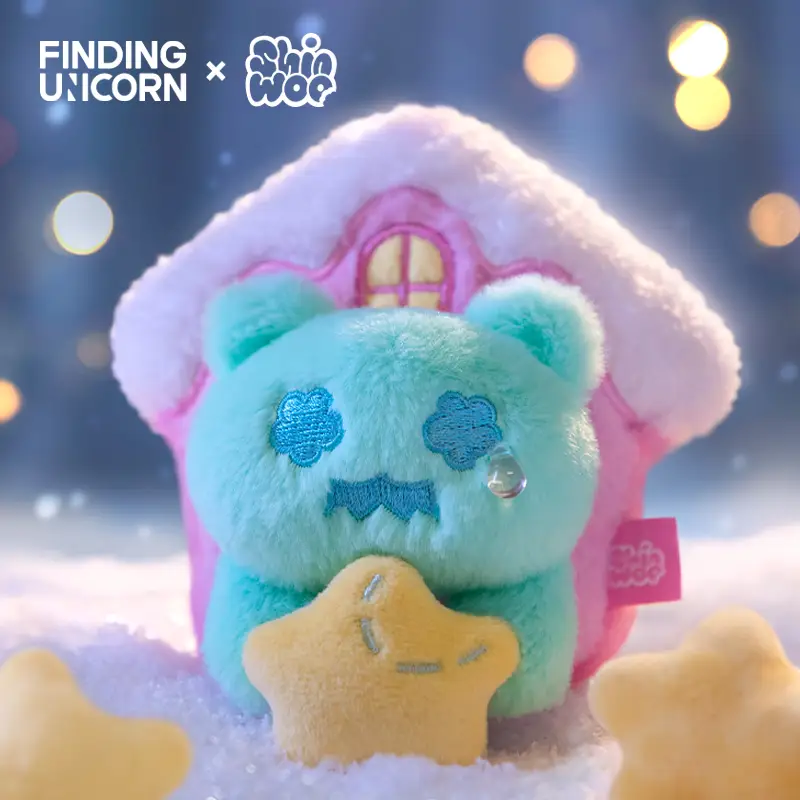 [FINDING UNICORN] ShinWoo The Cold Hugs Plush Blind Box Cute Figures Desktop Ornament Collectible Toys Birthday Gifts HEVACHDBYD