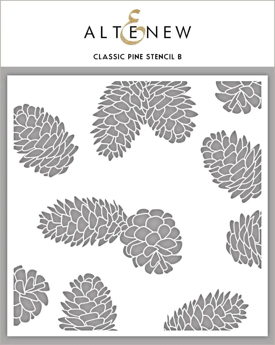 Classic Pine Stencil B