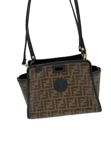 Pre-owned FENDI Zucca FF Logo Shoulder Bag/WJ01120717/0717