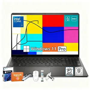 Dell 16 DC16250 Touchscreen Laptop | Intel Core 7 Processor 150U(up To 5.4 GHz) | 16" FHD+ 300 Nits Display | 32 GB DDR5, 2 TB SSD | Backlit Keyboard | Fingerprint Reader | Copilot AI | Windows 11 Pro