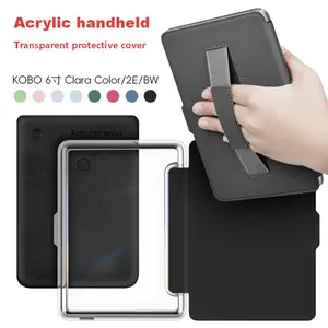 PadShield 6 Inch Clear Acrylic Protective Cover, Shockproof Shell for 2024 Kobo Clara Color 2E BW Handheld E-Reader