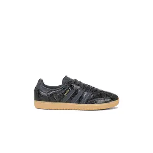 adidas Originals Samba OG Sneaker in Core Black, Grey Six, & Gum 3