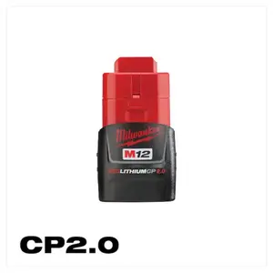Milwaukee M12 Lithium-Ion Compact 2.0 Ah Battery m12 battery
