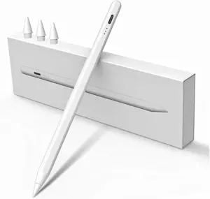 White Stylus Pen for iPad 6th-11th Generation-3X Fast Charge Active Pencil Compatible with 2018-2025 iPad Pro 11"/12.9"/M4, Air 3/4/5/M2/M3,mini 5/6 Gen