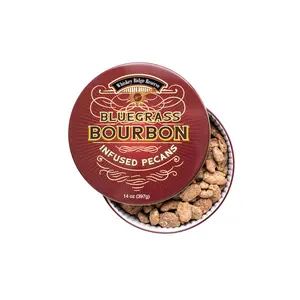 Whiskey Ridge Reserve Bourbon Infused Pecans – 14 oz Tin