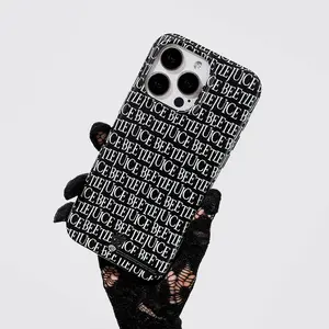 VelvetCavia phone case, Beetlejuice Beetlejuice Beetlejuice iPhone Case for iphone 15 14 13 12 11 Promax Mini Plus waterproof transparent