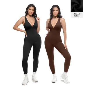 Shapellx Deep V Shapewear with Chest Support Breathable High-Waisted Tummy Control Bodysuit