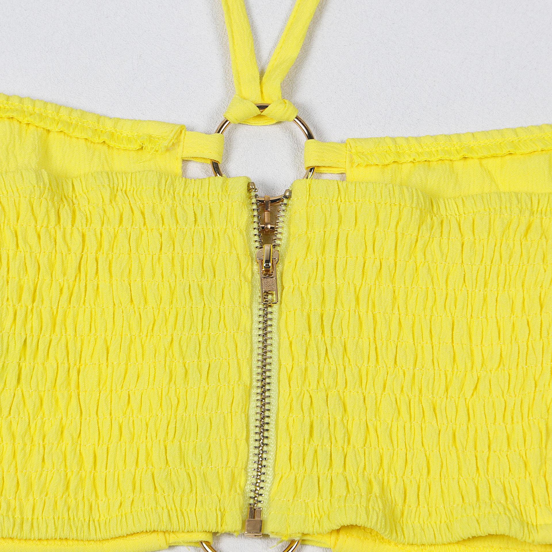 Style Sexy Ripped Fitted Two-Piece Nightclub Outfit