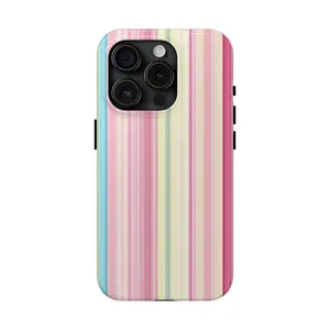 One soft and vibrant striped dual-layer protective case, a sturdy and durable two-in-one protective case, suitable for iPhone 17/16/15/14/13/12/11 Pro Max/Plus/Pro, Samsung Galaxy S25/S24/S23 Ultra series, couple's phone case.