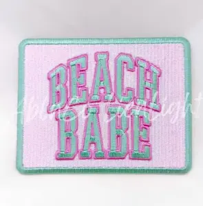 Beach Babe Embroidery Patch