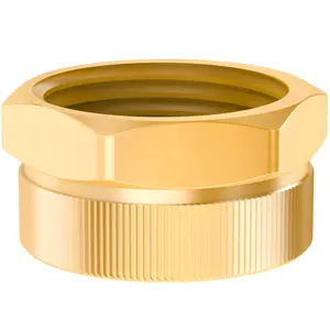 Morvat Brass Outdoor Garden Hose and Faucet Caps, 4 Pack