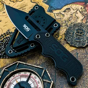 Hot Sale Small Fixed Blade Knife with Sheath 5Cr15MoV Blade Nylon Fiber Handle Pocket Camping Outdoor Knife EDC Necklace Knife Stainless Steel Knives