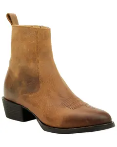 Cody James Men's Larsen Western Ankle Boot Round Toe - Bcjsp25p8-1-Z