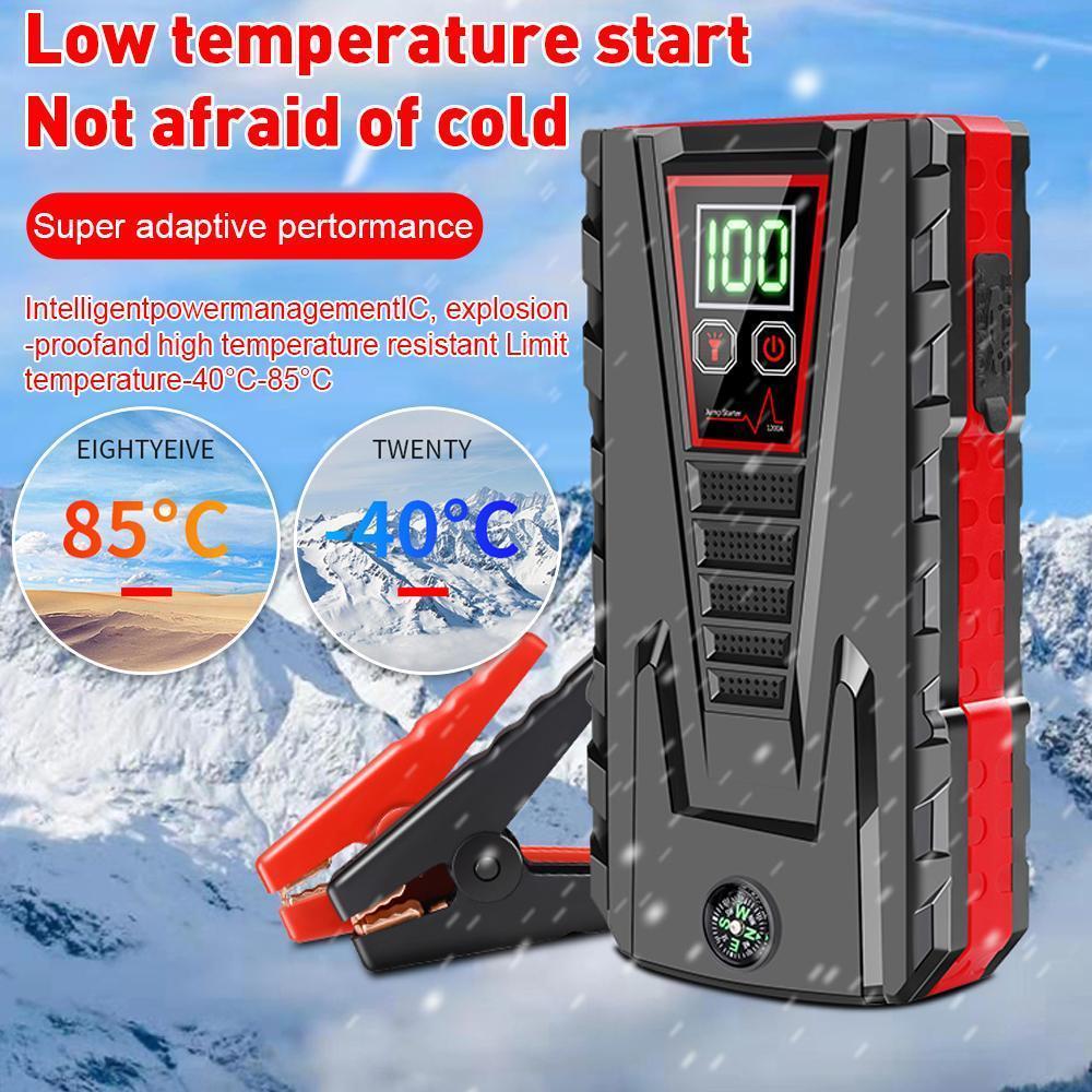 Car Battery Jumper Starter 99800mAh Car Jump Starter Booster Jumper Box Power Bank Battery Charger Portable, 5000A Peak Portable Jump Starter Box (Up to 6L Gas/4L Diesel Engines) for 12V Car Automobiles Lithium Battery Booster Pack with Power Bank Charger