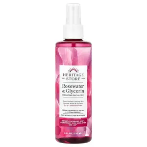Heritage Store Rosewater & Glycerin, Hydrating Facial Mist, 8 fl oz (237 ml)