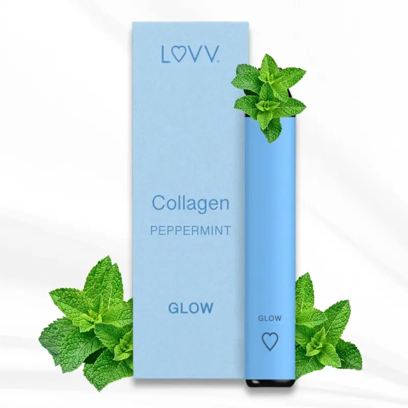 LUVV GLOW Fragrance Scent Stick | Portable Personal Fragrance | Lychee & Peppermint Scents