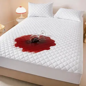 【Hvnde】Waterproof Mattress Protector with Fitted Sheet, TPU Waterproof Layer, Soft & Breathable Bed Cover for Everyday Mattress Protection, Ideal for Bedroom & Home Use