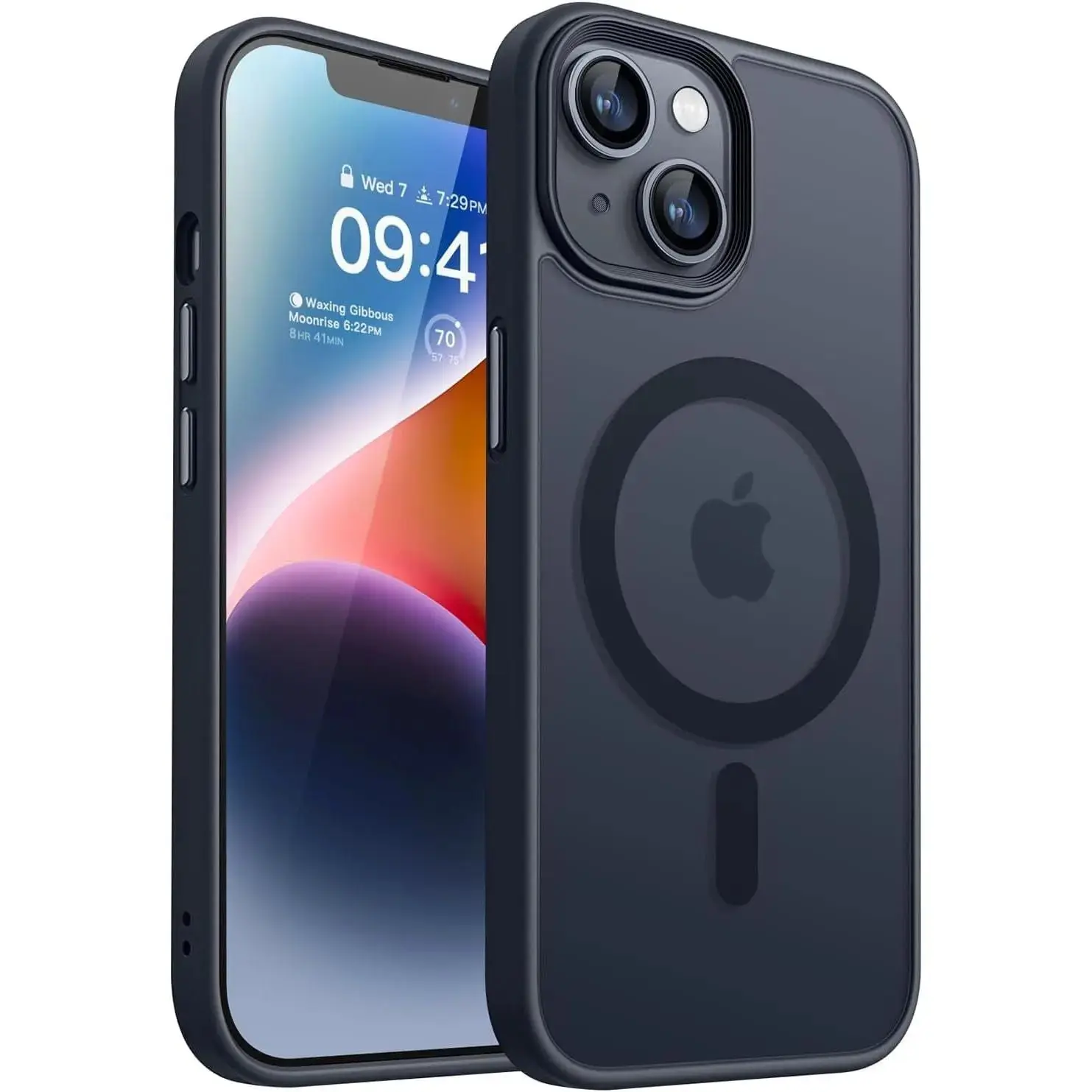 Entronix Case Compatible with Magsafe for iPhone 13 Magnetic Case, Heavy Duty Slim Dual Layer Shockproof Cover Protection Protective