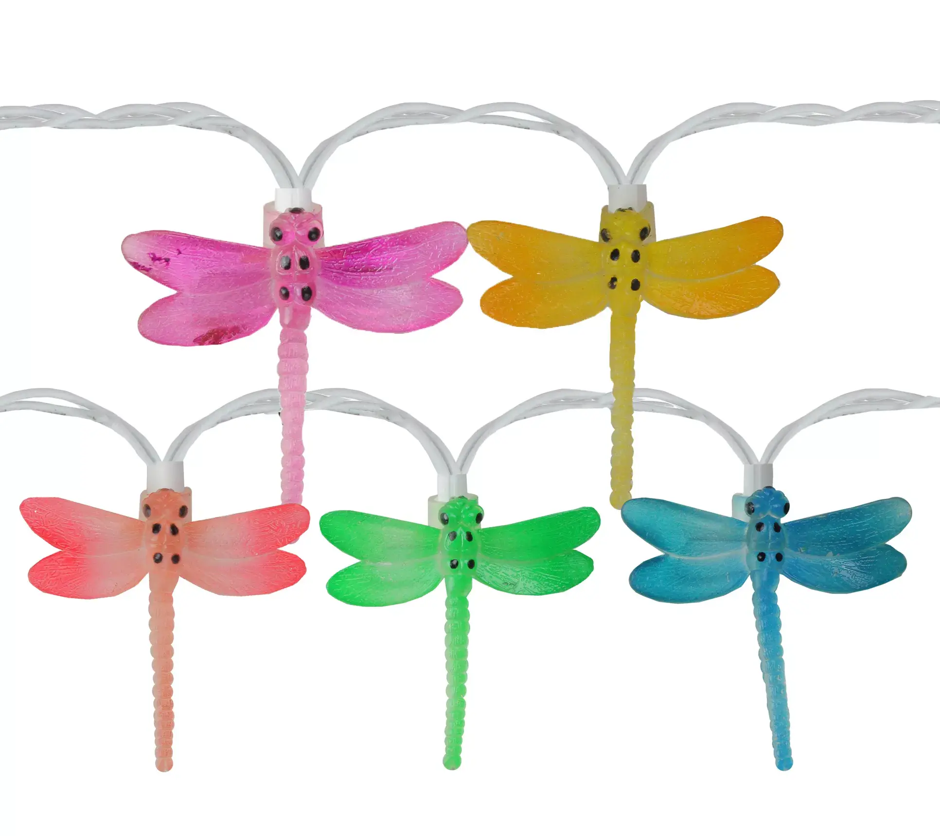 Northlight 10 Dragonfly Summer Garden Patio Lights 7.25'