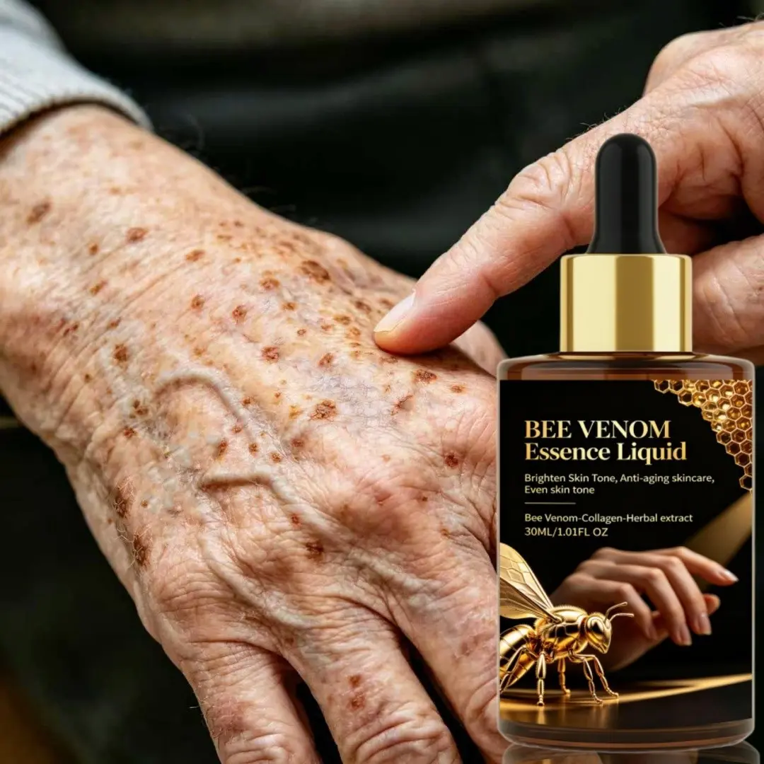 Quick Absorption Hand Essence with Bee Venom and Collagen, Brightening Skincare, Ideal Gift for Elders, Reduces Dark Spots