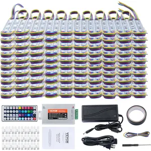 Father's Day Gift VEVOR 200PCS LED Storefront Lights, 103Ft 5050 SMD, RGB Color Changing Decorative Module Light with Remote Control, String Lights for Store Window Advertising Letter Signs, IP68 Waterproof