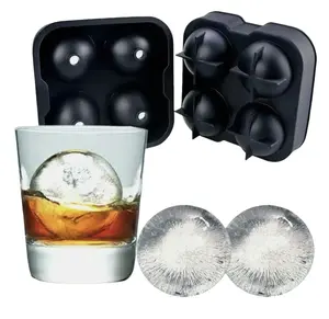 ICE Balls Maker Round Sphere Tray Mold Cube Whiskey Ball Cocktails Silicone for Perfectly Shaped Ice Cubes