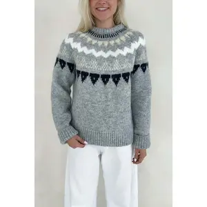 Oslo Faire Isle Round Neck Knit Sweater