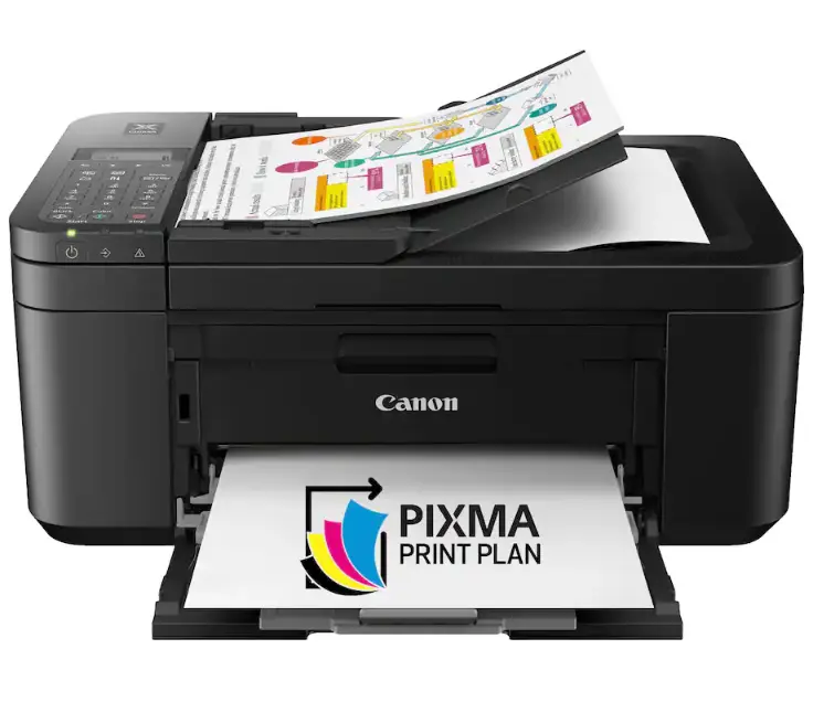 Canon PIXMA TR4720 Wireless All-in-One Inkjet Printer, Color Printer home office, Wireless Printer, Small Business Printer, Desktop Printer, Canon Printer