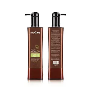 MAXCARE NATURAL WONDER Argan Oil Shampoo for Dry & Frizzy Hair - 800ml & 260ml - Sulfate-Free, Color-Safe, Refreshing Moroccan Scent - Daily Use & Travel Size - Nourishing & Moisturizing Formula