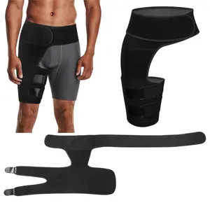 Hip Compression Brace for Sciatica Pain Relief Support Wrap for Hip Flexor Hamstring Groin and Lower Back Men Women Suitable For Weightlifting Running And Other Sports Scenes