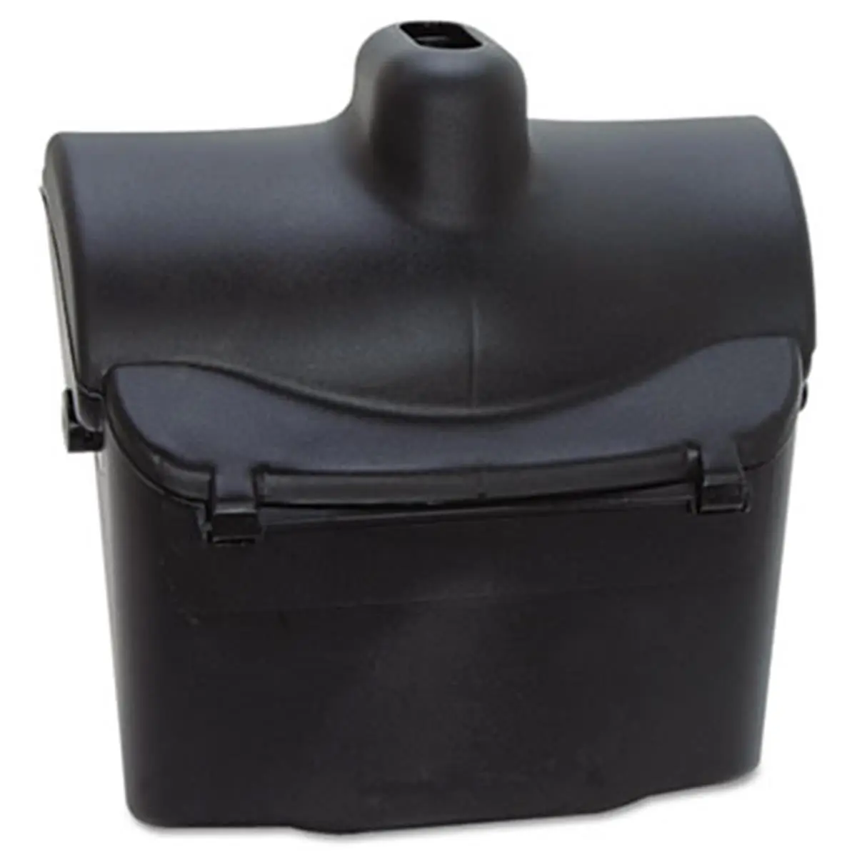 Lobby Pro Upright Dust Pan with Cover, 12.5in W Lightweight Plastic Pan, Metal Handle, Black Home Care Duster Accessory