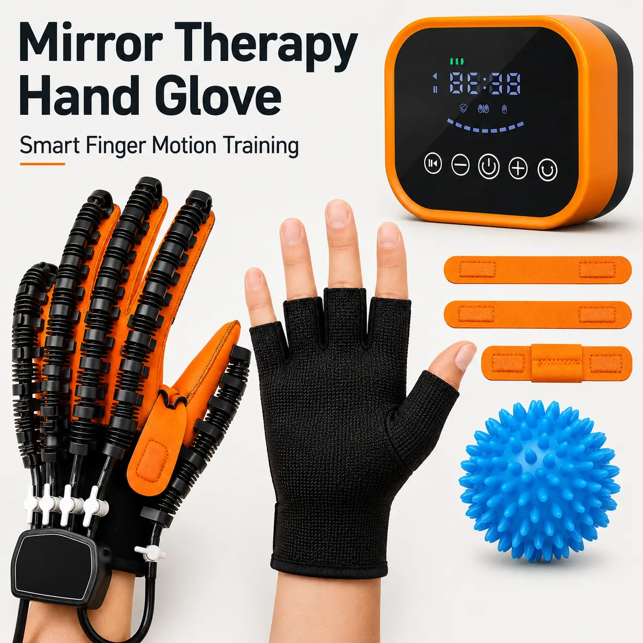 Rehabilitation robot gloves, smart training robot gloves, hand trainers, hand exercise devices, for improving finger mobility, Thanksgiving gifts for seniors, heartwarming gifts