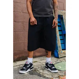 Oversized Nylon Shorts