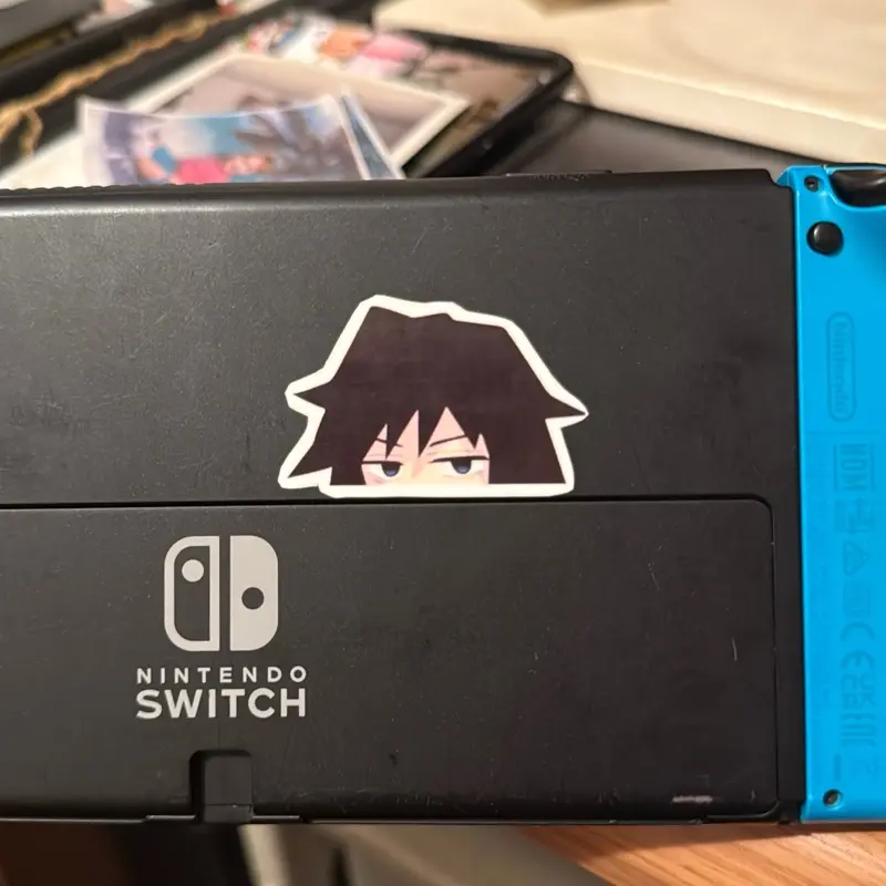 Giyuu Tomioka Sticker for Nintendo Switch Demon Slayer Character Water Hashira Anime Decal No Artwork Included