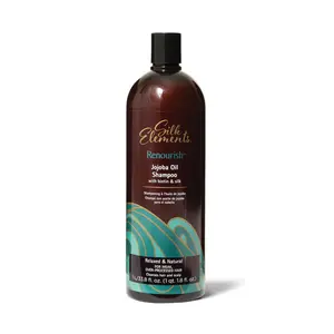 Silk Elements Renourish Jojoba Oil Shampoo - Biotin-Infused Moisturizer, Liquid Cleansing, Lightweight Hydrating Gentle Haircare Cleanser for Silky Smooth Hair, Ideal for Any Adult