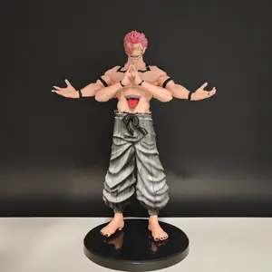 Two-Faced Demon Curse King Anime Model, Yuji Kiba Desktop Box Handmade Anime Action Figure, Collectible Decoration for Fans, Unique Gift Idea, Anime Design
