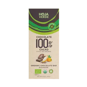 Hoja Verde 66%-100% Pure Cacao Dark Chocolates 4-Pack