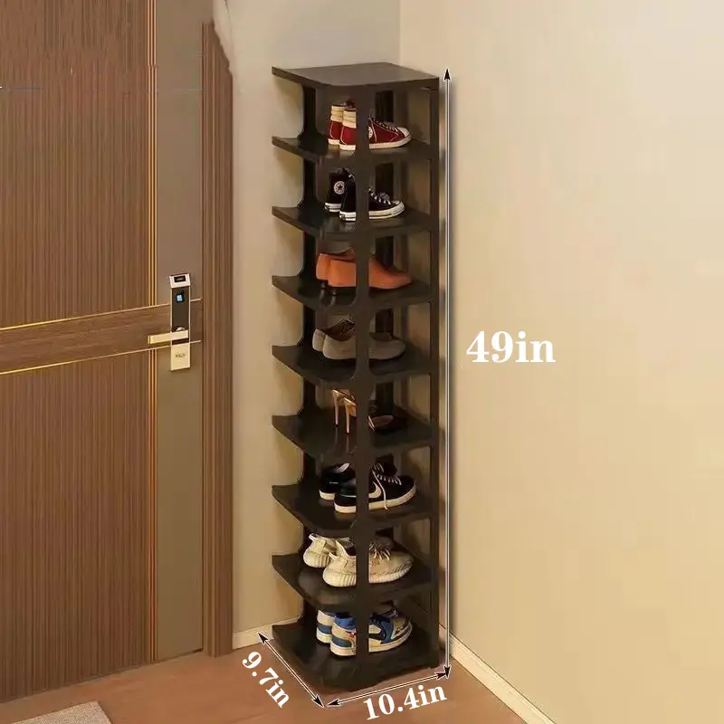 Multi-Layer Shoe Rack Tower - Large-Capacity Indoor Hallway Furniture, Space-Saving Home Organizer for Entryway, Living Room