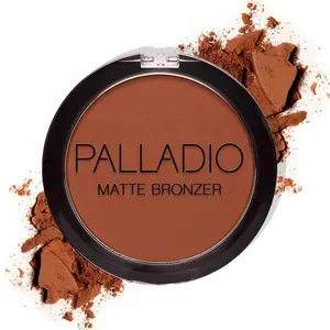 Palladio Matte Bronzer - Nourishing Makeup for Smooth Skin with Shimmering Finish