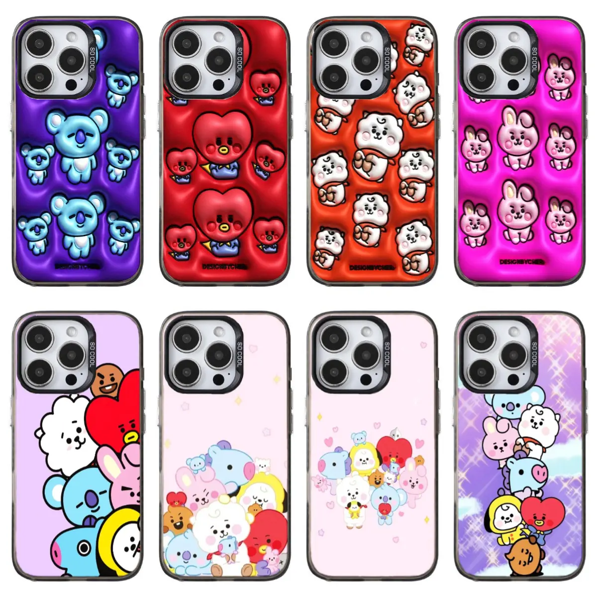Retro Q-Version Hyperrealism Pop Idol Scratch-Resistant iPhone Case, Protective Casing Accessory for iPhone 12/13/14/15/16/17 Pro Max, Pro Plus, 17 Air - Fashionable Gift for Her