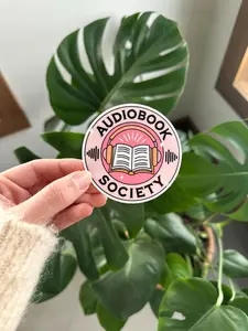 Audiobook Society Sticker Book Lovers Sticker