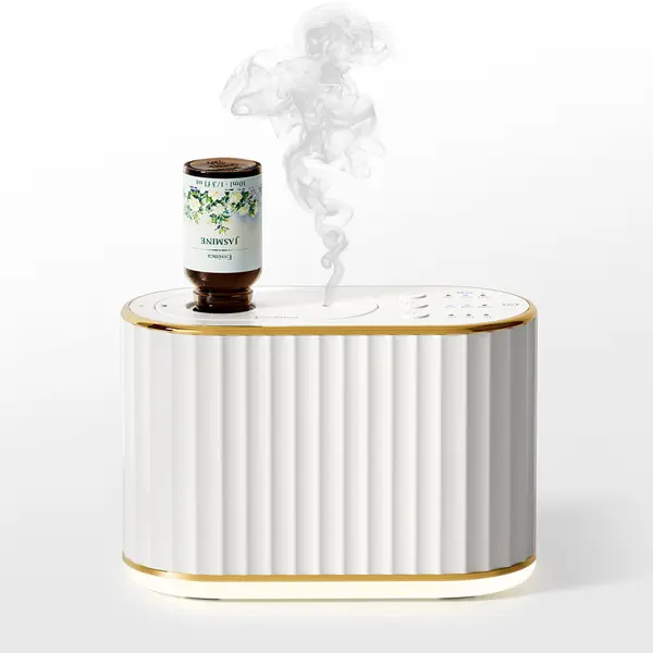Essenca One Waterless & Wireless Essential Oil Diffuser with LED Lights – No Water Fragrance Aromatherapy Diffuser for Home Bedroom Office