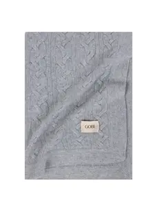 Cable Knit Cashmere Blanket - Lightweight Cozy Knitted Throw Blanket for Bedding & Linens, Knitted Blanket, Lightweight Blanket