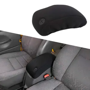 Armrest Pad for 1997-2006 Jeep Wrangler TJ, Self-Adhesive Interior Center Console Armrest Box Cloth Cover, Damage Guard, Easy Clean, Luxury Look