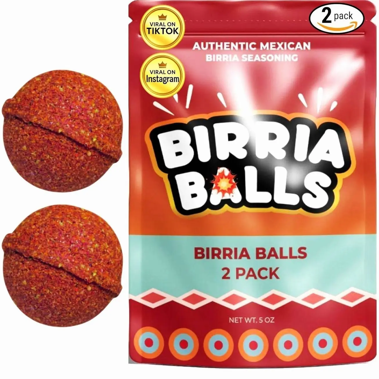 CHILEMOY Birria Balls VALUE-PACK | Authentic Mexican Seasoning | Birria Ball Bomb for Tacos, Stews, Quesabirrias, Nachos, Burritos | Spice Mix for Slow & Pressure Cookers and Stove Top