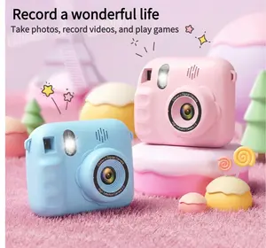 Mother's Day Gift:A new and popular camera for 2026, enabling children to record joyful moments with fun, instant shooting, 2/5/10-second delay shooting, music playback, USB charging, 600mAh battery, shockproof, scratch-resistant, and 5 stylish games.