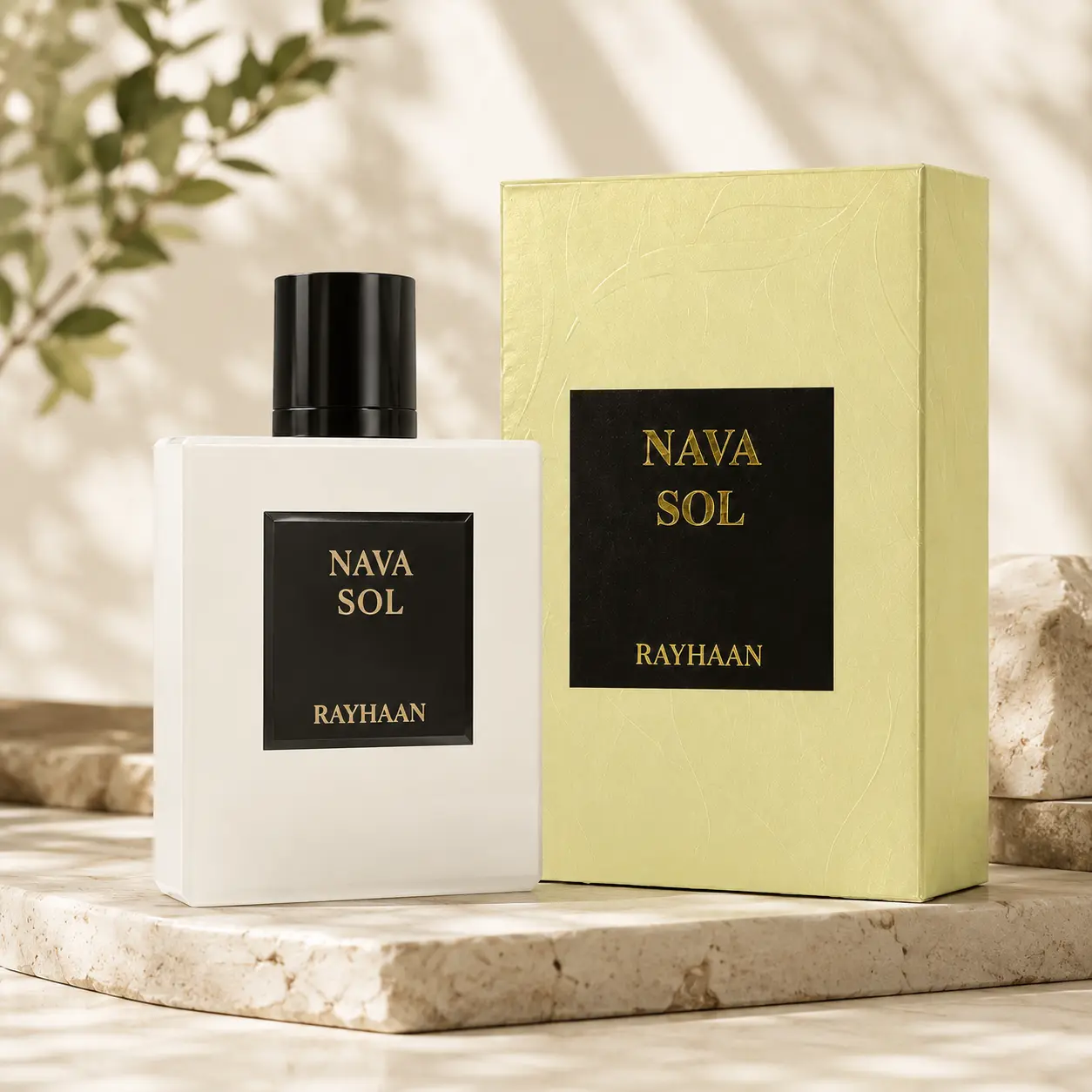 Rayhaan Nava Sol Eau de Parfum Spray for Unisex, 3.4 Ounce