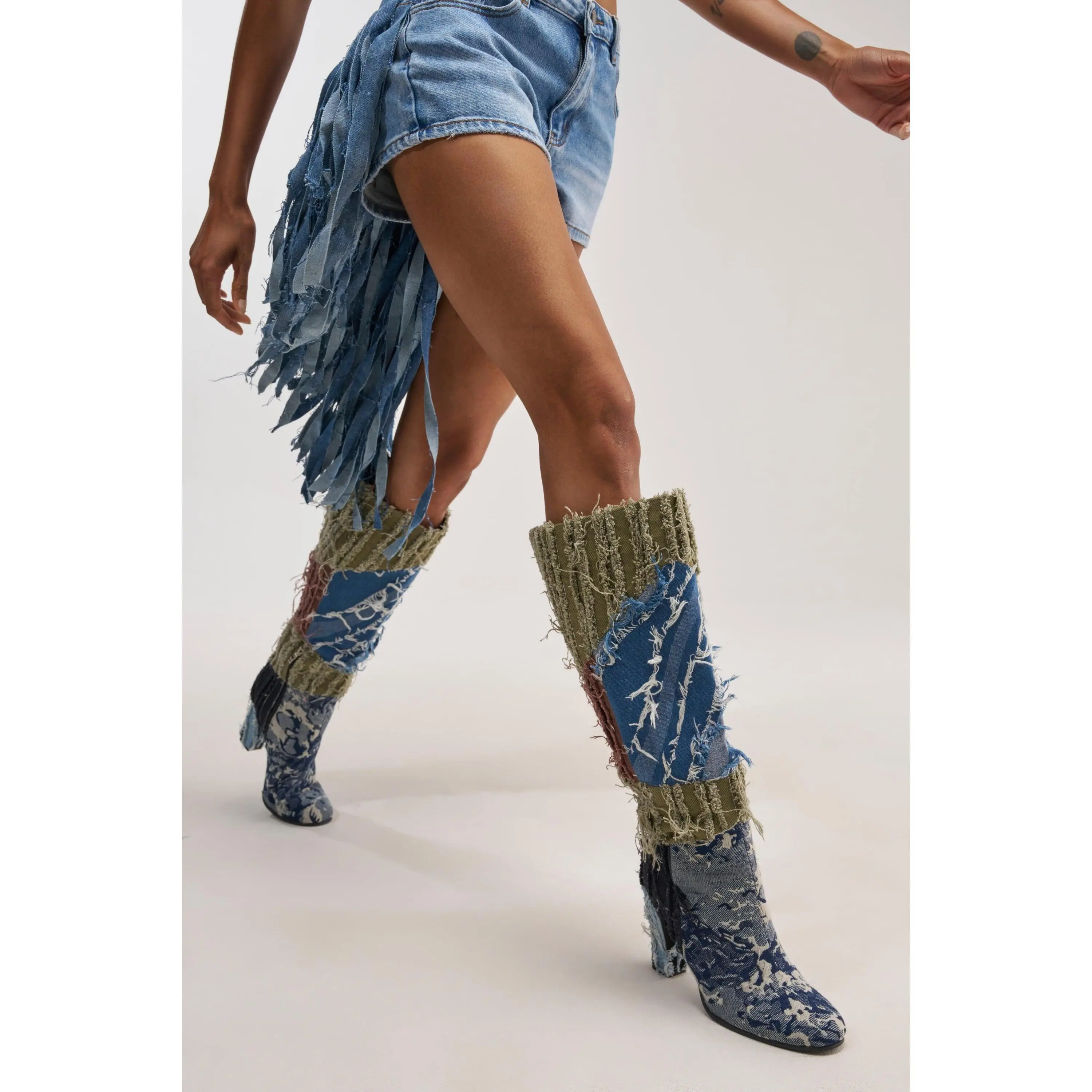 AZALEA WANG MARGEE MULTI CHUNKY KNEE HIGH BOOT AZALEA WANG MARGEE MULTI CHUNKY KNEE HIGH BOOT