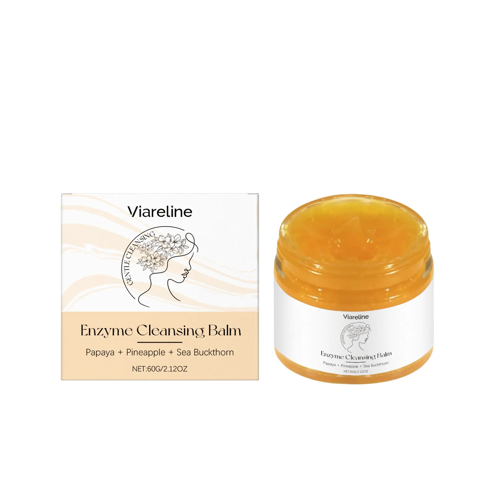 Fast Emulsifying Cleansing Balm Antioxidant Anti-Aging Clean Pore Refreshing Daily Facial Cleanser